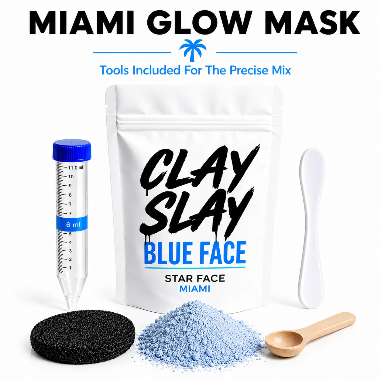 Clay Slay Blue Face™ 7-Day Transformation Glow Mask