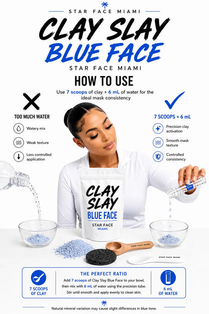Clay Slay Blue Face™ 7-Day Transformation Glow Mask