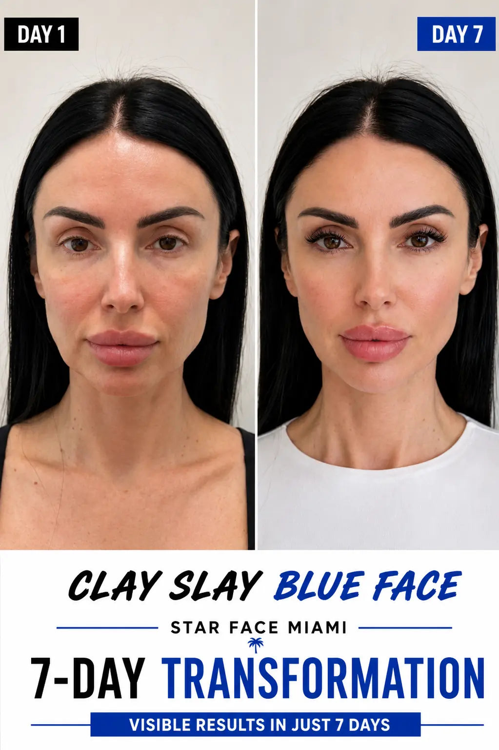 Clay Slay Blue Face™ 7-Day Transformation Glow Mask