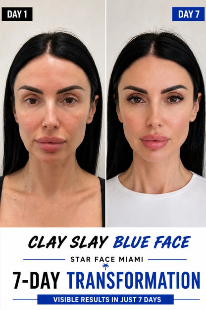 Clay Slay Blue Face™ 7-Day Transformation Glow Mask
